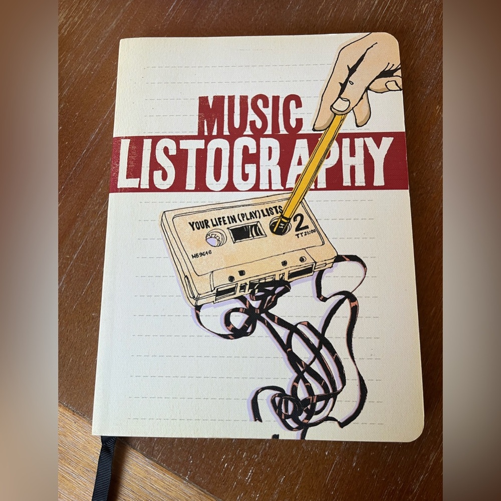 Music Listography playlist journal